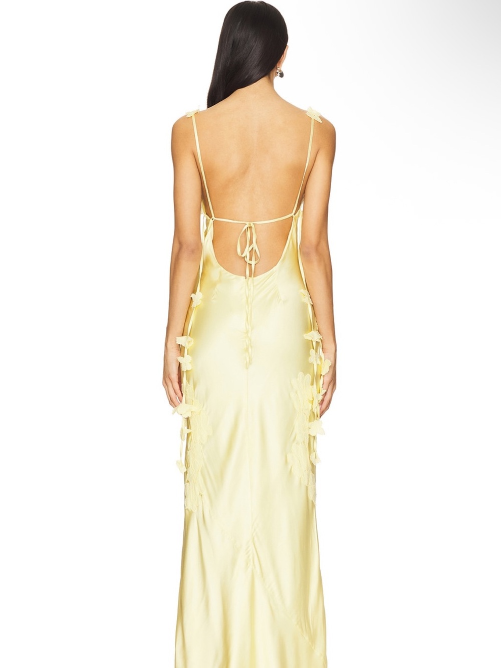 Inaya Gown in Butter Yellow NBD NWT - Picture 4 of 4